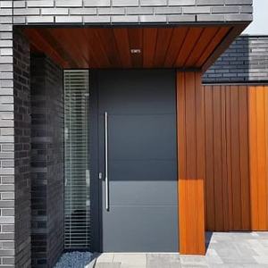 <span class=keywords><strong>Porte</strong></span> <span class=keywords><strong>d</strong></span>'<span class=keywords><strong>entrée</strong></span> élégante en aluminium avec une structure robuste et une isolation acoustique pour une vie paisible à la maison - Product Image 2