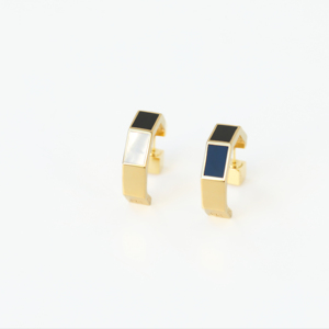 Boucles d'oreilles en diamants jaunes, or 14 carats, bijoux fins, vente en gros, fabricant sur mesure, OEM ODM, usine de bijoux - Product Image 1