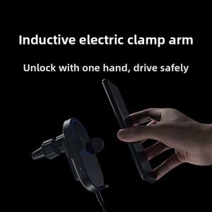 <span class=keywords><strong>Chargeur</strong></span> de <span class=keywords><strong>voiture</strong></span> sans fil 30W, charge rapide, verrouillage automatique, support à <span class=keywords><strong>induction</strong></span> intelligent, universel pour téléphone portable - Product Image 1