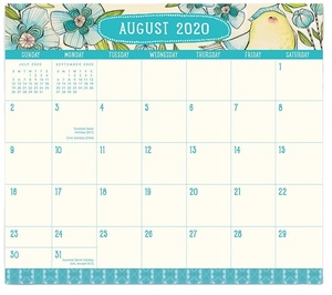 OEM Promotional 2021 Magnetic Calendars Magnetic Monthly Calendar Magnet Calendar