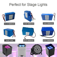 Batterie rechargeable au lithium 12 volts 20amp 18650 21700 Pile 12 v 20ah Pack de batteries de lumières de jardin solaires au lithium-ion à vendre