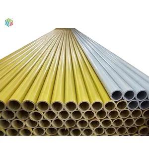 Manufacture Fiberglass Industrial Structural Pultruded Fiberglass Round Tube