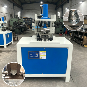 Machine de poinçonnage hydraulique à chaud pour tuyaux à 45 et 90 degrés, machine de poinçonnage de trous en acier pour fenêtres en aluminium, pour la soudure de tuyaux métalliques - Product Image 1