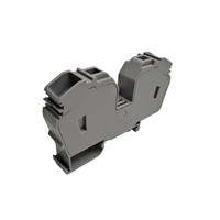 285-635 en stock, bloc de jonction traversant à 2 conducteurs, neuf, original allemand, plaque d'extrémité intégrée 35 mm², marquage gris 285 635