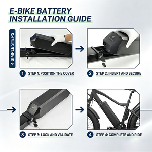 Batterie lithium Ebike Dorado 21700 36V 20Ah 25Ah 30Ah, batterie intégrée dans le cadre pour vélo électrique à pneus larges - Product Image 6