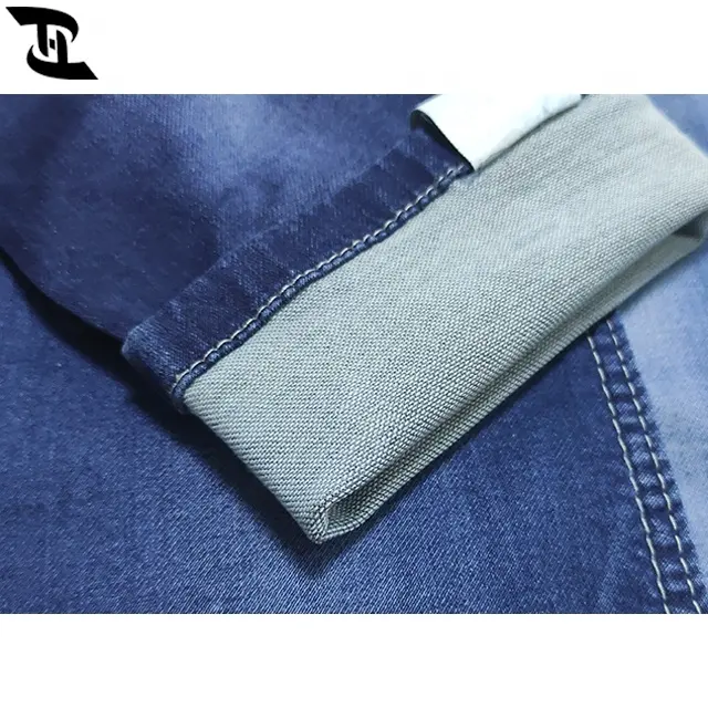 2021 Offre Spéciale faux tricoté denim jeans tissu et tissu en mousseline YH381