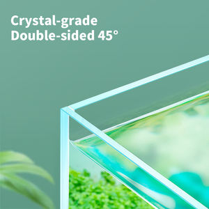 Tanque de aquário de tamanho grande personalizável, tanque de aquário com baixo teor de ferro e vidro transparente, tanque de água salgada para peixes - Product Image 6