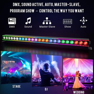 120W RGBW Quad-Color LED nhôm tường máy giặt thanh ánh sáng với RGB Strips cho DJ Đảng đám cưới buổi hò<span class=keywords><strong>a</strong></span> nhạc sân khấu Nhà thờ uplight - Product Image 2