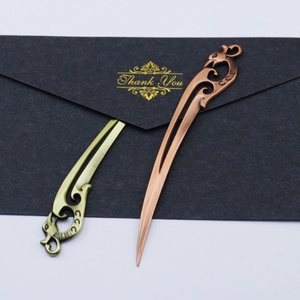 Kits de diseño de abridores de cartas promocionales de latón antiguo con forma de espada, katana, cuchilla, abridor de cartas, herramientas y suministros, diseño de biblioteca de botellas, precio de metal - Product Image 2