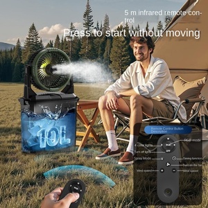 Multifunktionaler Kühlnebel-Ventilator 20000mAh Wiederaufladbarer Tragbarer Lüfter für Sommer Outdoor Camping und Haushalt - Product Image 3