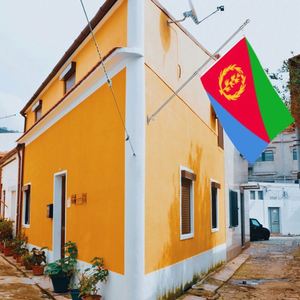3x5Ft Eritrea <b>Flag</b> Polyester With Two Brass Grommets Single Layer Hanging Outdoor and Indoor Decor - Product Image 5
