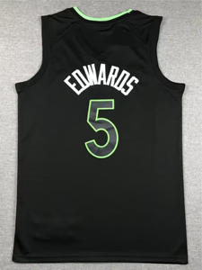 Jersey de baloncesto americano bordado de alta calidad para hombre 5 Anthony Edwards 2025 Nueva temporada cosido al por mayor - Product Image 4