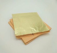 Film décoratif en feuille d'or italienne 14 cm, papier doré pour cadre de meubles, décoration intérieure
