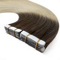 Extensions de cheveux humains à bandes adhésives U Glamour Hair Wholesale, micro-mèches lisses et sans couture