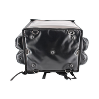 Sac à dos isotherme publicitaire LED en bâche imperméable avec une capacité de 50 L pour la livraison de nourriture