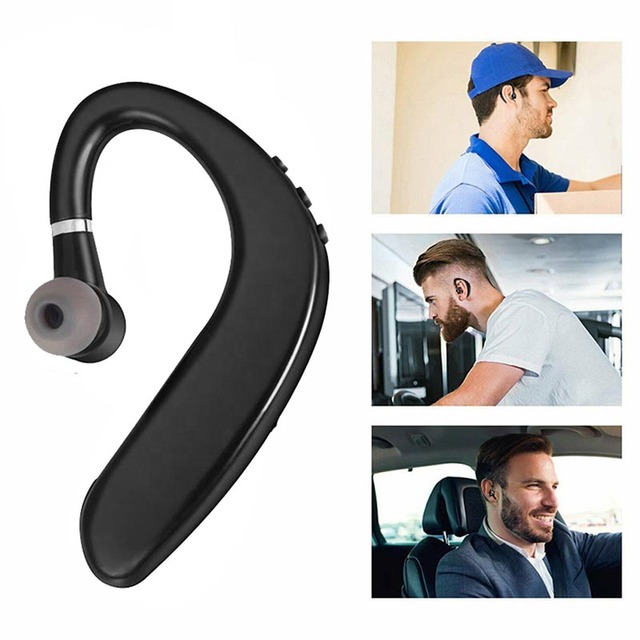 S109 Wireless 5.1 Earphone Single Earbud with Mic Universal Hook Design Sports Business Handsfree Headphone for phones