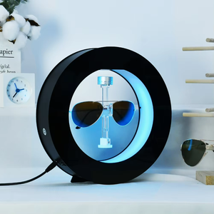 Màu sắc chiếu sáng Magnetic nổi Acrylic kính hiển thị <span class=keywords><strong>Stand</strong></span> - Levitating và xoay Eyewear Rack cho quảng cáo - Product Image 5