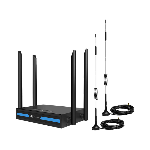 Lte 4g Wifi Router With SIM Card Slot and 4G LTE Signal Booster External Magnetic Base Antenna