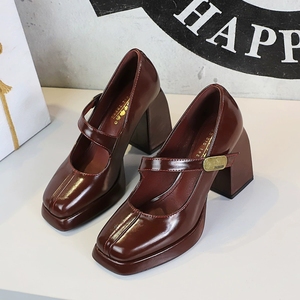 Nouvelle Collection Printemps-Été 2025 – Escarpins de Luxe pour Femme, Imperméables, à Plateforme Métallique, Talon Épais, Confortables et Abordables - Product Image 2