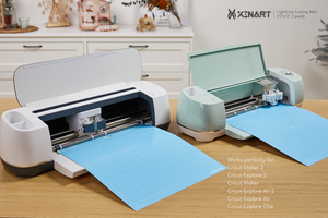 Xinart Lightgrip – tapis de coupe 12x12 pour machine à <span class=keywords><strong>Cricut</strong></span> 3/<span class=keywords><strong>Maker</strong></span>/Explore 3/Air 2/Air/one Crafts tapis de coupe adhésifs en vinyle - Product Image 2