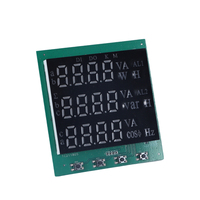 SUCHEN Meter Panel LED Digital Seri 310 Harga Terjangkau 96*96mm 100V 450Vac Penganalisa Daya Tiga Fasa Voltmeter Mobil