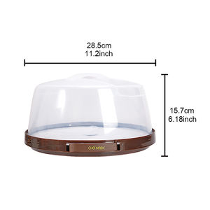 CHEFMADE WK10035 Ensemble d'outils de cuisson pour la cuisine écologique Couvercle de boîte à gâteaux en plastique PP brun comprenant des spatules Coupe-pâtisserie Cuisson - Product Image 6