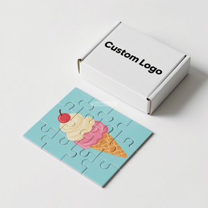 Oem ODM nhà máy sang trọng mùa hè yếu tố các tông Câu Đố 50 100 mảnh tùy chỉnh thiết kế giáo dục trò chơi ghép hình câu đố với logo - Product Image 2