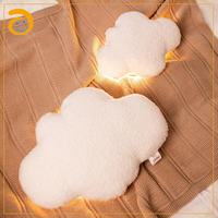 Lampe murale en forme de nuage en peluche, lumière décorative pour chambre d'enfant, veilleuse pour chambre à coucher