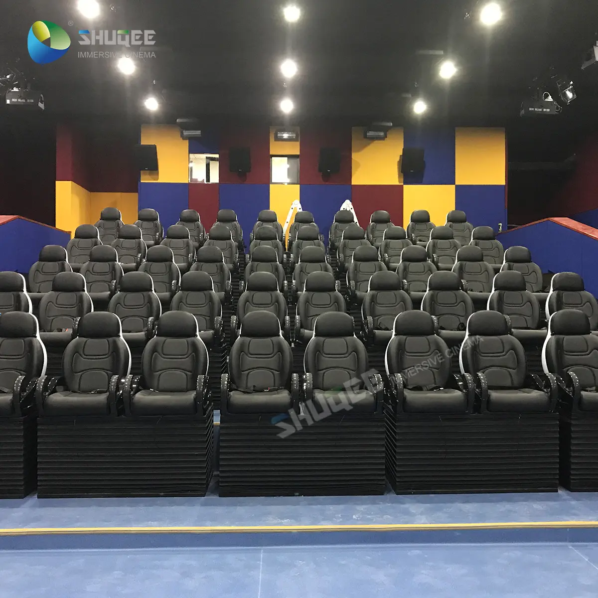 Source Factory customization 4D Chair Three Degree of Freedom Dynamic Platform With Luxury Seats Attractions