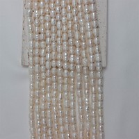 Perles de culture d'eau douce naturelles en gros, 7-8mm, qualité AA/A, perles de riz blanches, prix compétitif, marque Odin