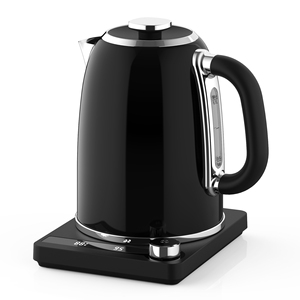 Black Retro Electric <b>Kettle</b> 1.7L Stainless Steel Water Boiler 24H Keep Warm Adjustable Temperature Home - Product Image 2