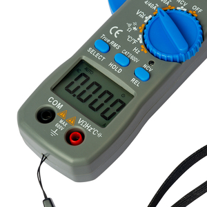 ECQ แคลมป์มิเตอร์ดิจิตอล AC DC,แคลมป์มิเตอร์วัดกระแส <span class=keywords><strong>True</strong></span> RMS Ac Dc หน้าจอย้อนแสง LCD ไฟ Ac Dc แคลมป์มิเตอร์มัลติมิเตอร์ - Product Image 3