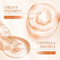 Sérum liquide à la vitamine C 5X 30 ml OEM/ODM le plus vendu pour femme, éclaircissant, illuminateur et raffermissant la peau, expédié