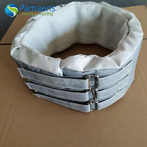 Couverture thermique de veste d'<span class=keywords><strong>isolation</strong></span> de chauffage de bande industrielle en céramique économiseuse d'énergie pour la machine de moulage par injection - Product Image 3