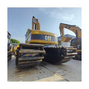 เครื่องขุด20ton หนอนผีเสื้อแบบใช้แล้วรถขุดสะเทินน้ำสะเทินบก Cat330 320D Cat320c Cat326 Cat323 - Product Image 6