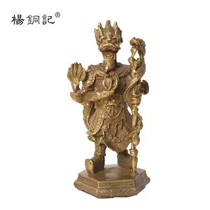 Decoración artesanal Dragon King Lord decoración East China Sea Dragon King Golden Dragon King estatua de bronce