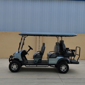 Carrito de Golf Gris de 6 Plazas, 48V 5KW, con Batería de Plomo-Ácido de Acero, en Venta - Product Image 4