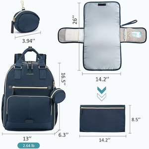 Échantillon gratuit de sacs de voyage multifonctionnels pour les mères allaitantes, quatre pièces d'un ensemble de sacs à langer - Product Image 2