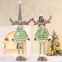 Weihnachtliches Plüschtier, Weihnachts-Stoffpuppe, Festliche Kuscheltiere, Weiche Dekoration, Weihnachtsmann, Papa Noel, Plüsch-Rentier, Elch, Schneemann