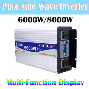 6000/8000/12000W onda sinusoidale pura DC 12V 24V 48V 60V a AC 220V convertitore di potenza doppia presa convertitore solare auto Inverter - Product Image 6