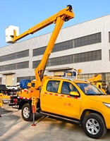 Foton 10 ila 14 metrelik Pikap Tipi Teleskopik Bomlu Havadan Çalışma Platformlu Kamyon, Enerji Endüstrisi ve Hafif Temizlik İşleri için