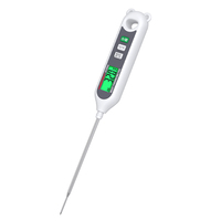 Termometer Daging Digital Genggam Habotest HT690 dengan Probe Baja Tahan Karat 304, USB, OEM/ODM yang Dapat Disesuaikan, Konversi Satuan /F