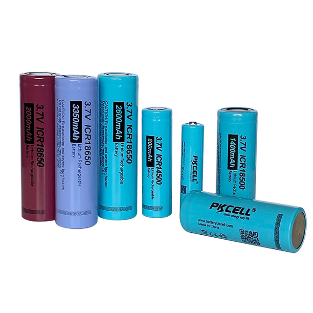 PKCELL Lithium Ion Battery 3.7V 34600 32650 26650 22500 21700 18650 18620 18500 18350 16500 16340 16280 14650 10150 Li-ion Cell