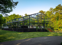 Tente transparente en PVC imperméable et ignifuge, design moderne et luxueux, taille et forme personnalisées, pour événements sportifs en intérieur, mariages, capacité 300 personnes