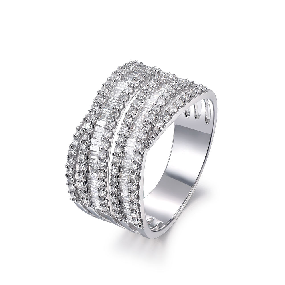 14K white gold/yellow gold/rose gold