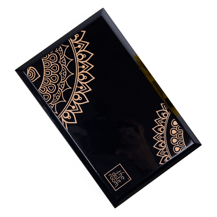 KSA Jeddah season Wholesale Custom Luxuray wooden box Packaging PU Interior Chocolates Box Gift