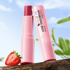 SADOER cuidado de los labios de alta calidad fresa escualano hidratante y anti grietas lápiz labial bálsamo labial - Product Image 4