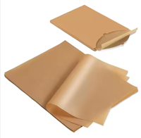 Feuilles de papier cuisson non blanchies personnalisées 40x60cm pour emballage alimentaire, impression offset silicone, pâte de bois vierge double face