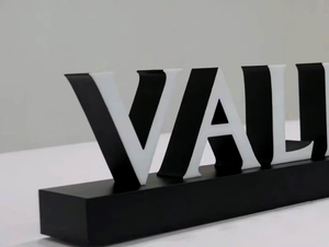 Tùy chỉnh 3D LED chiếu sáng Acrylic & thép không gỉ chữ ký dc-powered không thấm nước IP65 trong nhà/ngoài trời quảng cáo & trang trí nội thất - Product Image 2