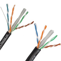 Câble Ethernet UTP Cat6 Surelink 305m (1000ft) avec conducteurs CCA solides, gaine PVC/PE 8 paires, fabriqué en Chine